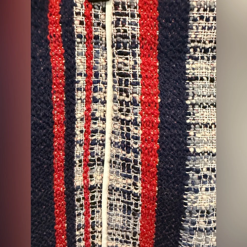 Prada Cotton Wool Tweed Skirt, Size 40 (US 4) - Picture 3 of 8